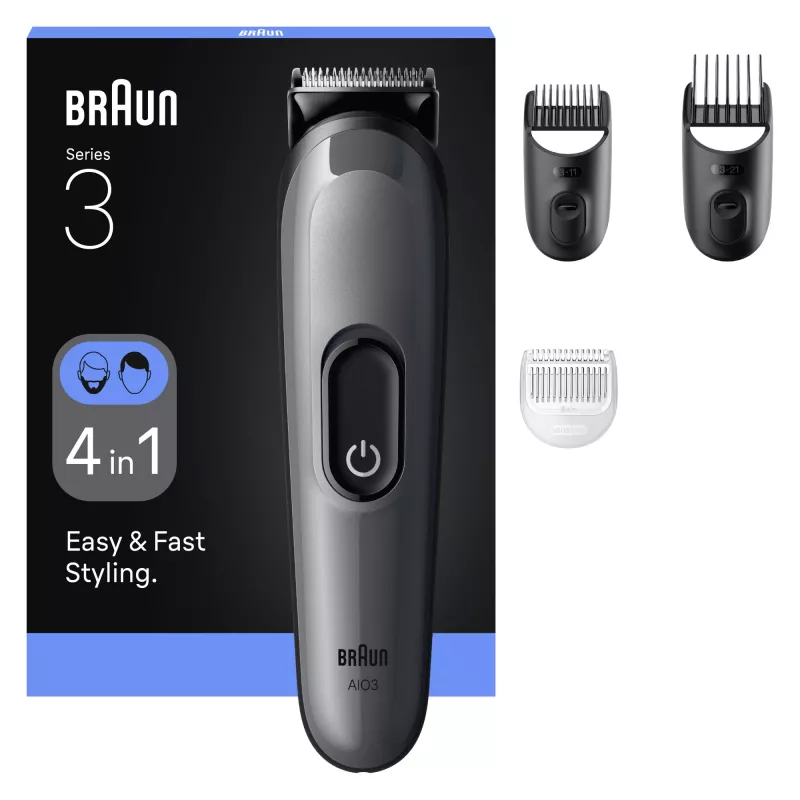 Braun All-in-One serijos 3 AIO3500 skutimosi ir kirpimo rinkinys