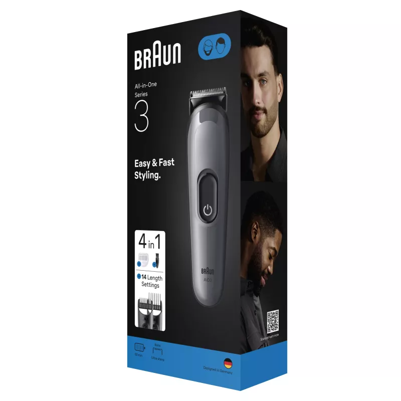 Braun All-in-One serijos 3 AIO3500 skutimosi ir kirpimo rinkinys