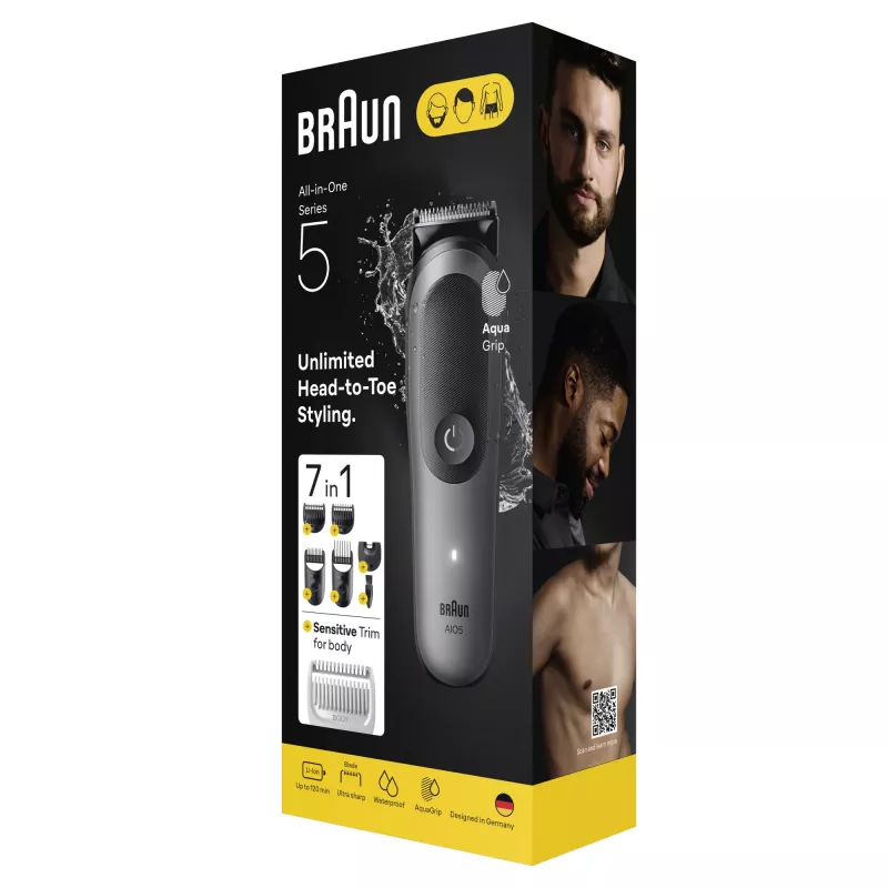 Braun 80789911 plaukų kirpimo mašinėlė / kirpėjas Tamsiai pilka 21 Ličio jonų (Li-Ion)