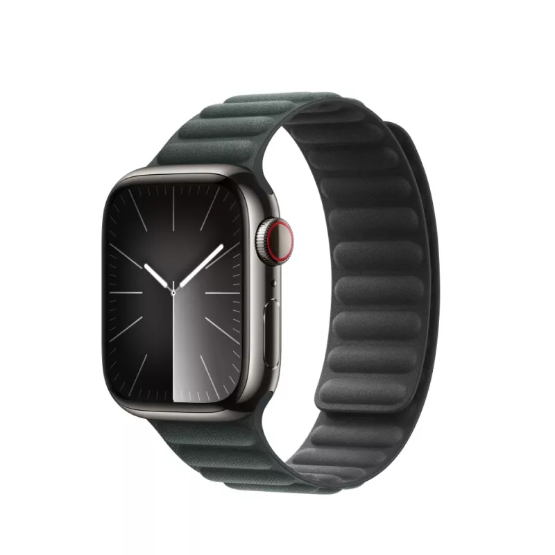 Dirželis Apple 41 mm Evergreen Magnetic Link M/L Žalias