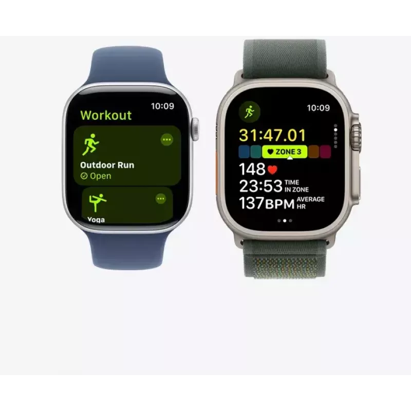 Išmanusis laikrodis Apple Watch Ultra 2 GPS + Cellular 49mm Juodas titano korpusas su juodu titano Milano kilpa - M