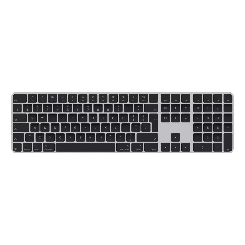 APPLE Magic klaviatūra With Touch Id And Numeric Keypad For Apple Silicon - Juoda - Qwerty Uk (MXK83Z/A)