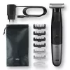 Braun Series X XT5200 folijos skustuvas Trimeris Juoda, Metalinė