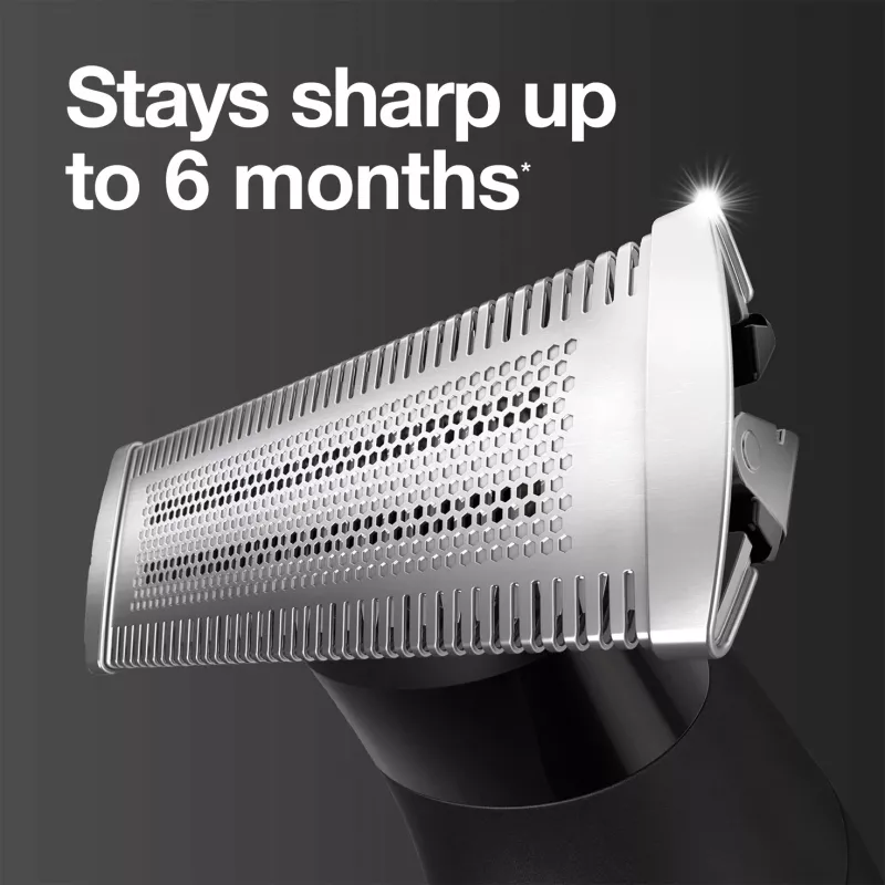 Braun Series X XT5200 folijos skustuvas Trimeris Juoda, Metalinė