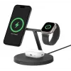 BELKIN belaidis įkrovimo stovas - Boost Charge Pro - 3-in-1 su Qi2 15 W - juodas