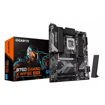 Motininė plokštė GIGABYTE B760 GAMING X WIFI6E GEN5, Intel B760, LGA 1700, ATX, DDR5 iki 256 GB, PCIe 5.0, Wi‑Fi 6E, 2.5Gb LAN