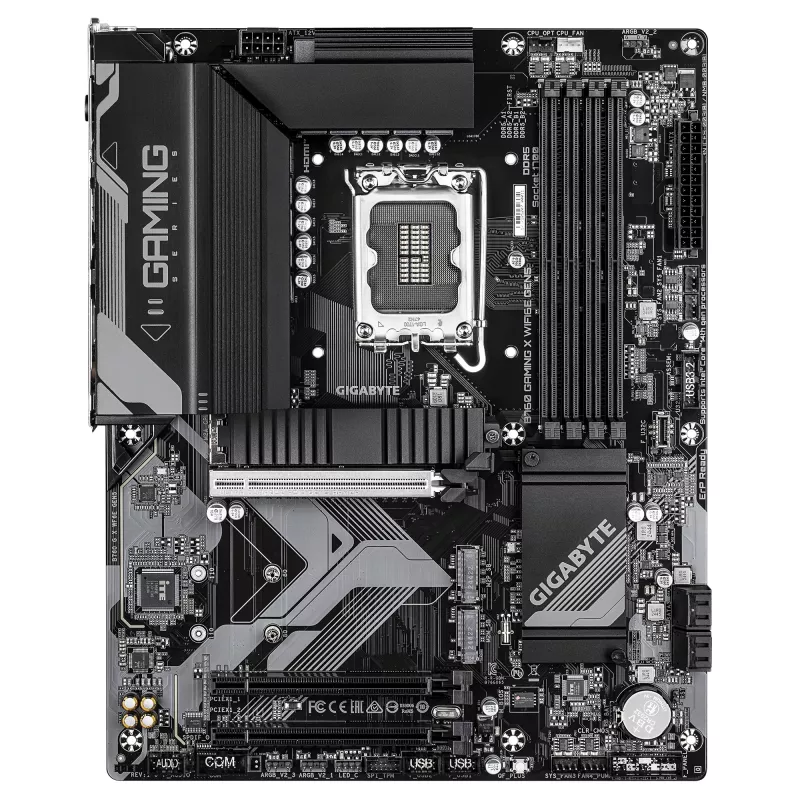 Motininė plokštė GIGABYTE B760 GAMING X WIFI6E GEN5, Intel B760, LGA 1700, ATX, DDR5 iki 256 GB, PCIe 5.0, Wi‑Fi 6E, 2.5Gb LAN