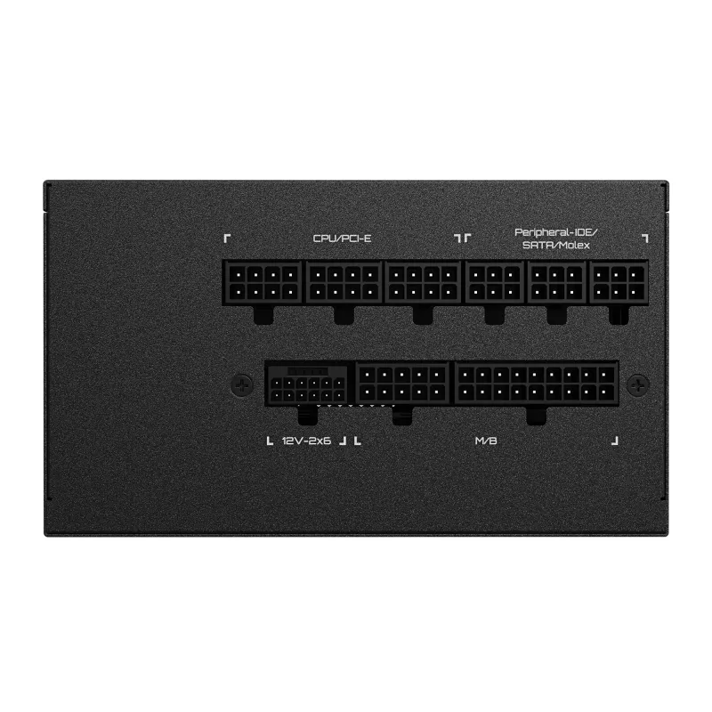 GIGABYTE UD1000GM PG5 V2 maitinimo blokas- PCIe Gen 5.1, 80 PLUS Gold, visiškai modulinis dizainas, 120 mm ventiliatorius, suderinamas su ATX 3.1, EU kištukas