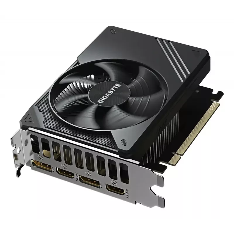 GIGABYTE GeForce RTX 5050 D6 8G vaizdo plokštė - 8 GB GDDR6, 128 bitų, PCI-E 5.0, 2572 MHz branduolio taktinis dažnis, 2 x DP, 2 x HDMI, NVIDIA DLSS 4, GV-N5050D6-8GD
