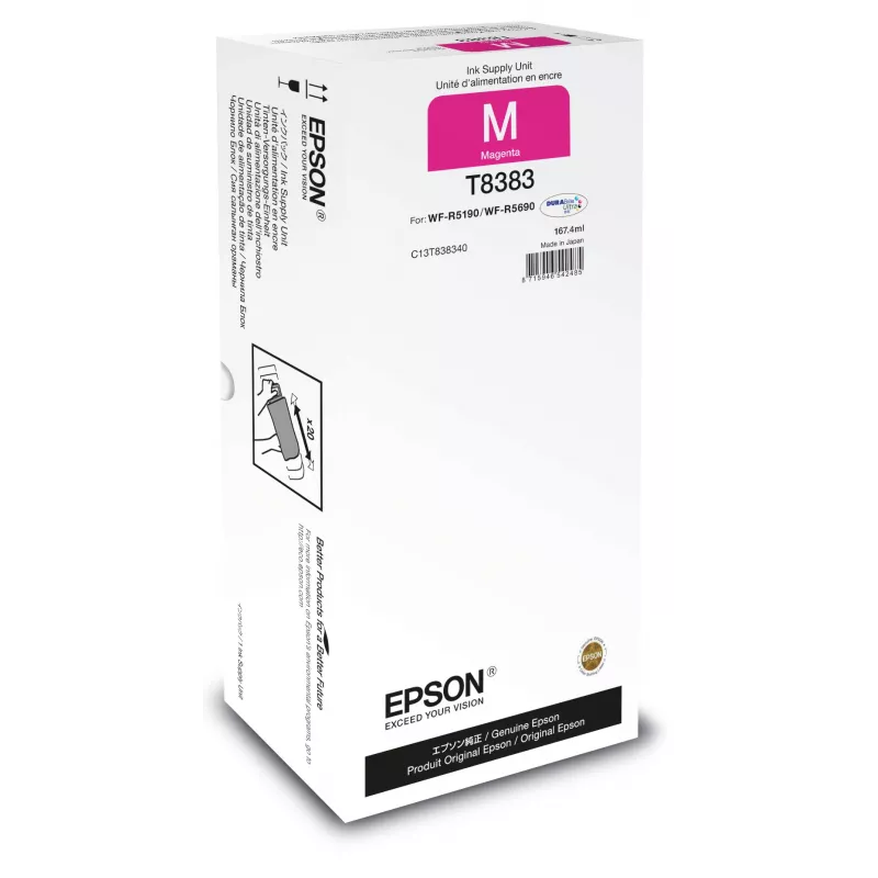 Rašalo kasetė Epson T8383 XL Magenta