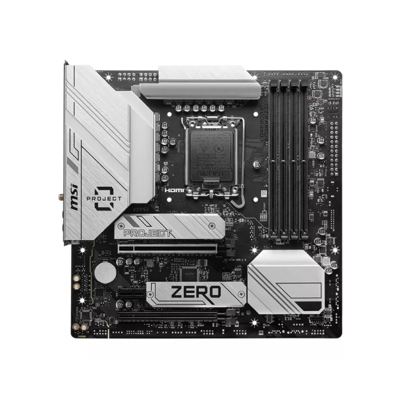Motininė plokštė MSI B760M Project Zero Intel B760 LGA 1700 micro ATX