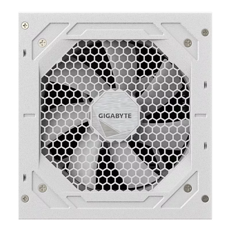 Maitinimo blokas GIGABYTE UD750GM PG5 V2 750W ATX 3.1, 80 PLUS Gold, visiškai modulinis, 8 SATA, 4x (6+2) PCIe, 2x EPS, balta
