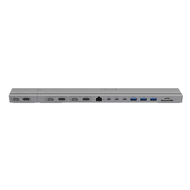 Targus HyperDrive 4K 2 x USB 3.2 Gen 2 (3.1 Gen 2) Type-C Sidabrinė