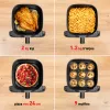 Tefal Easy Fry Mega EY855D10 gruzdintuvė vienvietė 7,5 L laisvai pastatoma 2020 W karšto oro gruzdintuvė juoda, nerūdijantis plienas