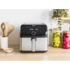 Tefal Easy Fry Mega EY855D10 gruzdintuvė vienvietė 7,5 L laisvai pastatoma 2020 W karšto oro gruzdintuvė juoda, nerūdijantis plienas