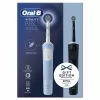 Oral-B Vitality Pro Duo suaugusiųjų besisukantis-osciliuojantis dantų šepetėlis Juoda, Mėlyna, Balta