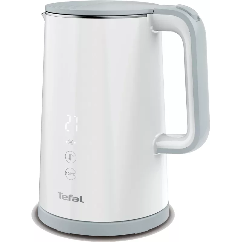 Elektrinį virdulį Tefal KO6931, 1,5 l, 1800 W, baltas, 5 temperatūros nustatymai, palaikymas šiltai 30 min.