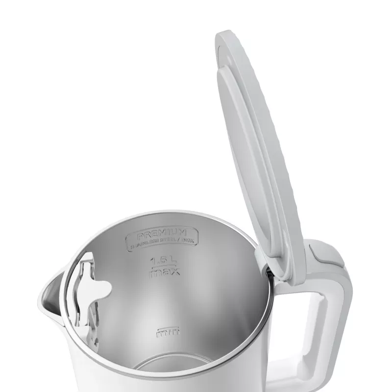 Elektrinį virdulį Tefal KO6931, 1,5 l, 1800 W, baltas, 5 temperatūros nustatymai, palaikymas šiltai 30 min.