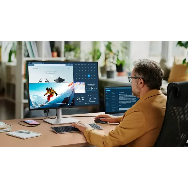 DELL Plus S2725DC kompiuterio monitorius 68,6 cm (27 colių) 2560 x 1440 pikselių Quad HD LCD Baltas