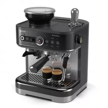 Philips Barista Brew, Espresso aparatas, 2,3 L, Įmontuotas malūnėlis, 1350 W, Juoda