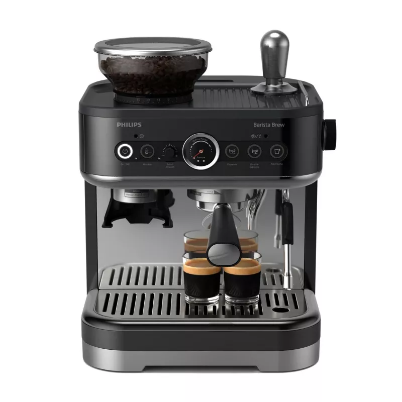 Philips Barista Brew, Espresso aparatas, 2,3 L, Įmontuotas malūnėlis, 1350 W, Juoda
