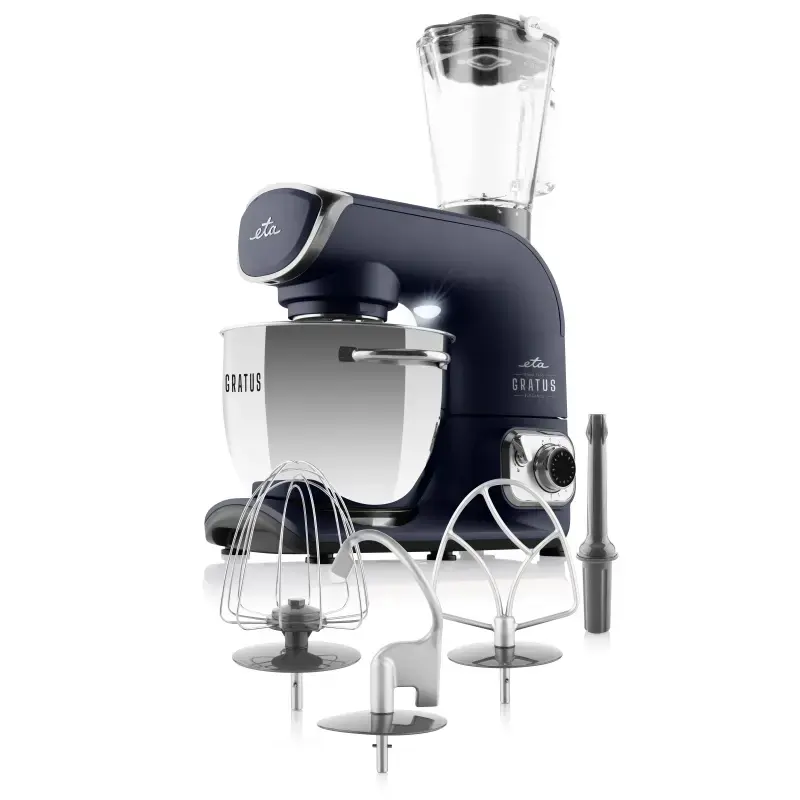 Virtuvinis kombainas ETA Gratus EVO Elegance — 1500 W, 8 greičiai, 3,5 l dubuo, mėlynas
