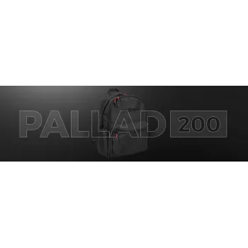 Žaidimų kuprinė Genesis GENESIS Palladium 200 — juoda, poliesteris, 140×280×400 mm