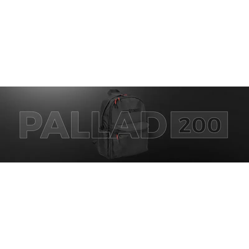 Žaidimų kuprinė Genesis GENESIS Palladium 200 — juoda, poliesteris, 140×280×400 mm