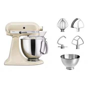 KitchenAid Artisan stacionarus maišytuvas 300 W grietininis