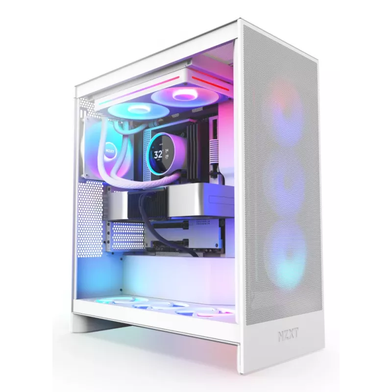 „Viskas viename“ skysčio aušintuvas NZXT Kraken Elite 280 RGB 14 cm baltas