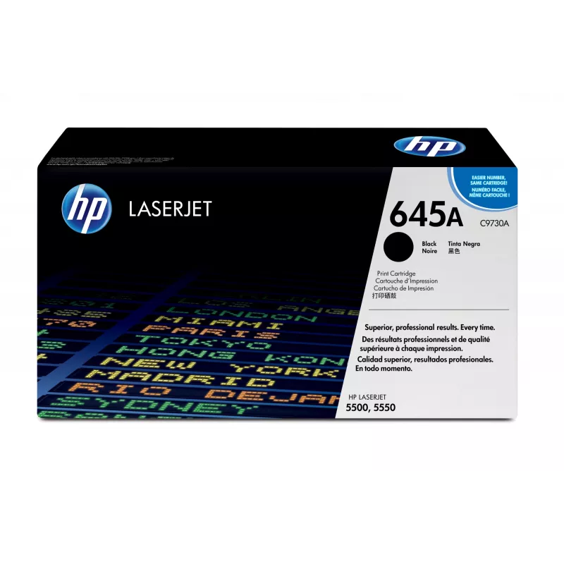 Tonerio kasetė HP 645A C9730A 10000 puslapių Juoda