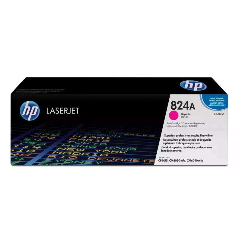 HP 824A Magenta Originali LaserJet tonerio kasetė, 21000 puslapių, Magenta, 1 vnt.