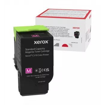 Xerox Genuine ® C310 spalvotas spausdintuvas / C315 spalvotas daugiafunkcis spausdintuvas, purpurinė, standartinės talpos dažų kasetė (2000 puslapių) - 006R04358