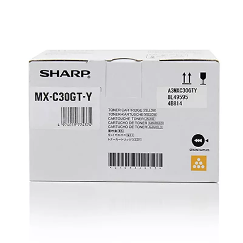 “Sharp MXC30GTY” tonerio kasetė 1 vnt. Originali geltona