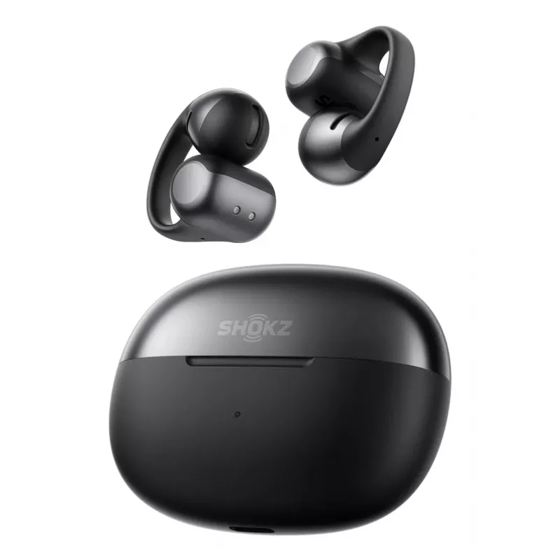 SHOKZ OpenDots ONE ausinės belaidės prie ausies prisegamos skambučiams/muzikai/sportui/kasdienai Bluetooth juodos
