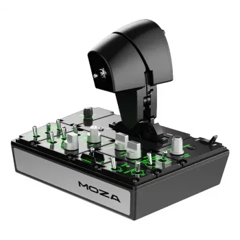 Moza Racing MTP Throttle Panel, Juoda, Metal, 15 bit, 277 mm, 194 mm, 216 mm