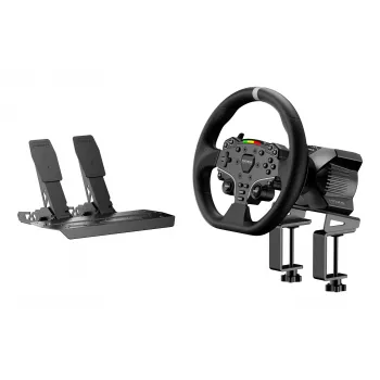 Moza Racing R3 lenktynių vairas ir pedalai, skirti PC, Vairas + pedalai, PC, D-pad, Meniu mygtukas, Režimo mygtukas, Pauzės/Nustatymo mygtukas, Start mygtukas, Skaitmeninis, Neribotas, Tiesioginė pavara
