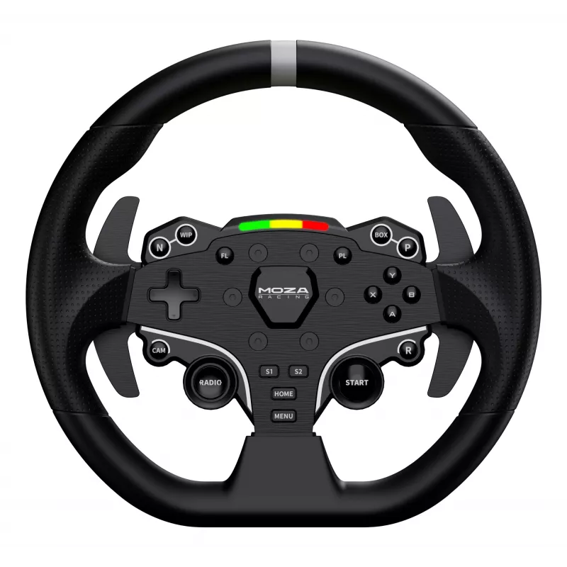 Moza Racing R3 lenktynių vairas ir pedalai, skirti PC, Vairas + pedalai, PC, D-pad, Meniu mygtukas, Režimo mygtukas, Pauzės/Nustatymo mygtukas, Start mygtukas, Skaitmeninis, Neribotas, Tiesioginė pavara