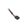Vidinis adapterio kabelis Akasa AK-CBUB53-40BK USB 3.1 Gen 1 dvigubas USB 2.0 Type-A