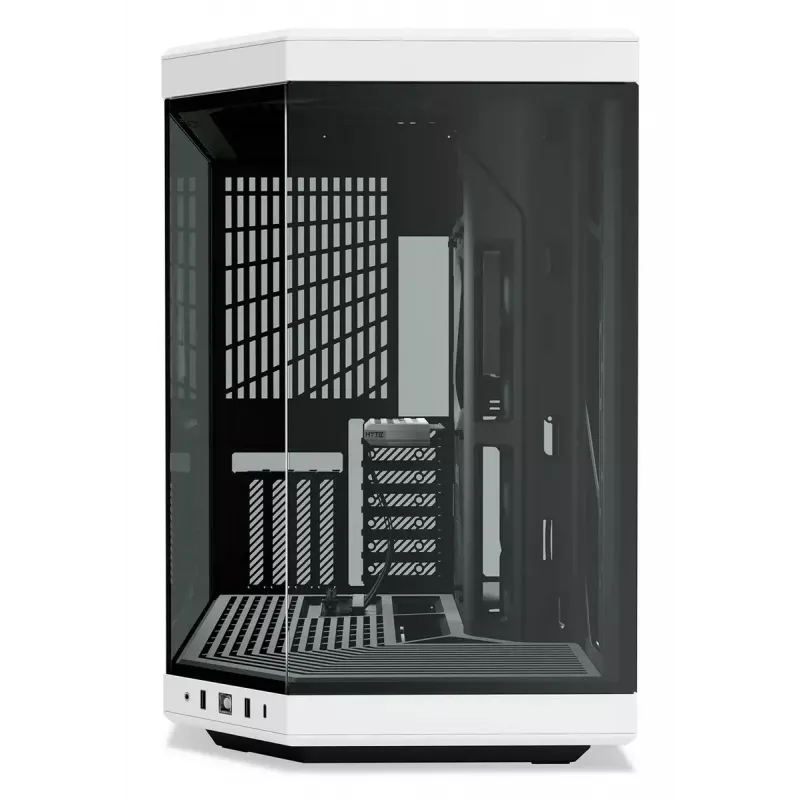 PC korpusas HYTE Y70 Midi Tower, juoda, balta