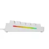 Mechaninė pilno dydžio (100 %) laidinė klaviatūra GLORIOUS GMMK 3 HE — balta, USB, QWERTY, RGB