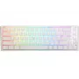 Ducky One 3 Classic Pure White SF klaviatūra, skirta žaidimams, USB mechaninė, 67 klavišai, RGB