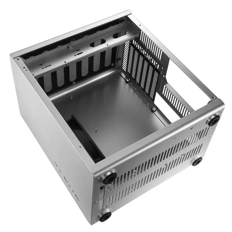 Kompiuterio korpusas Jonsbo RM2 sidabrinis ATX ITX micro ATX 120mm ventiliatoriai