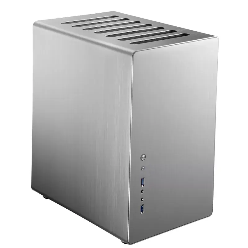 Kompiuterio korpusas Jonsbo RM2 sidabrinis ATX ITX micro ATX 120mm ventiliatoriai