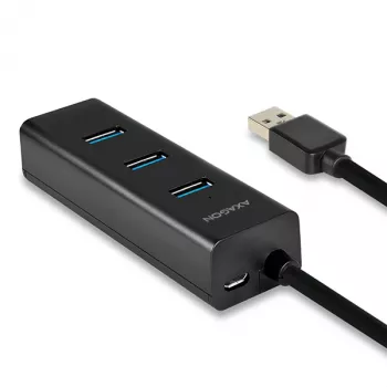 Axagon HUE-S2BP 4x USB 3.0 CHARGING šakotuvas su 1,2 m kabeliu, įskaitant kintamosios srovės adapterį