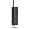 Axagon HUE-S2BP 4x USB 3.0 CHARGING šakotuvas su 1,2 m kabeliu, įskaitant kintamosios srovės adapterį