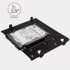 Axagon RHD-435 laikiklis 4x 2,5 colio arba 2x 2,5 colio HDD/SSD ir 1x 3,5 colio HDD į 5,25 colio nišą, metalinis