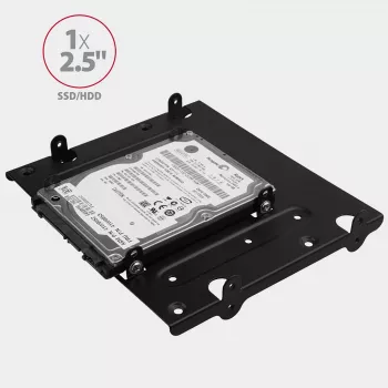 Axagon RHD-435 laikiklis 4x 2,5 colio arba 2x 2,5 colio HDD/SSD ir 1x 3,5 colio HDD į 5,25 colio nišą, metalinis