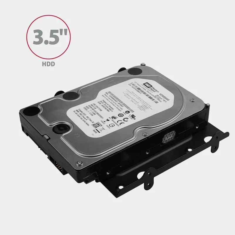 Axagon RHD-435 laikiklis 4x 2,5 colio arba 2x 2,5 colio HDD/SSD ir 1x 3,5 colio HDD į 5,25 colio nišą, metalinis