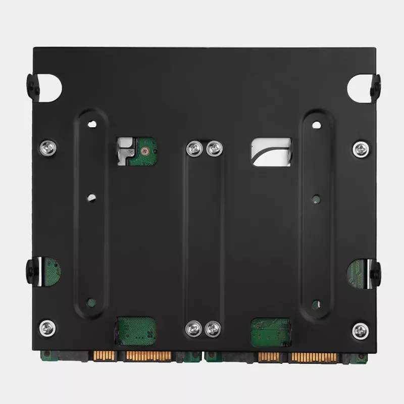 Axagon RHD-435 laikiklis 4x 2,5 colio arba 2x 2,5 colio HDD/SSD ir 1x 3,5 colio HDD į 5,25 colio nišą, metalinis